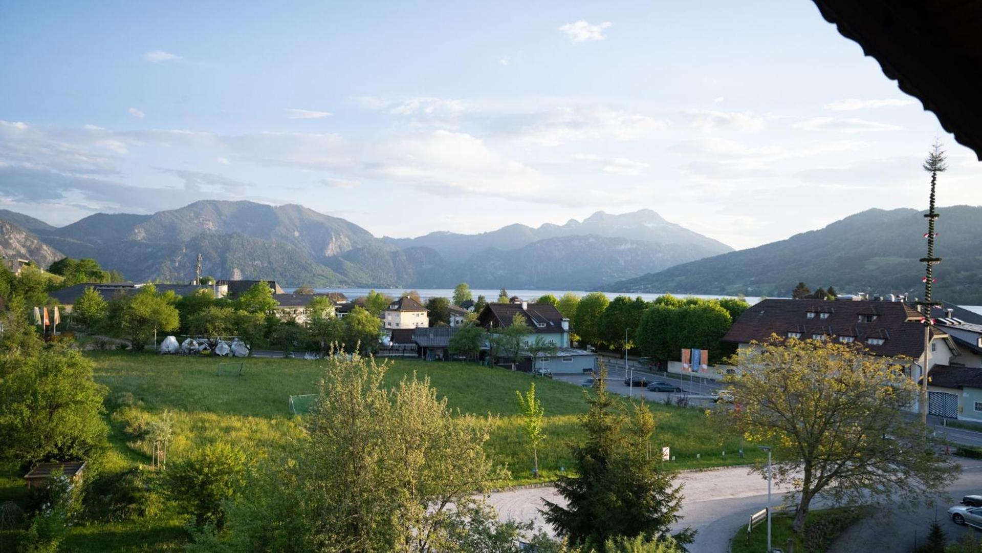 Pension Hanslmann Steinbach am Attersee Exterior foto